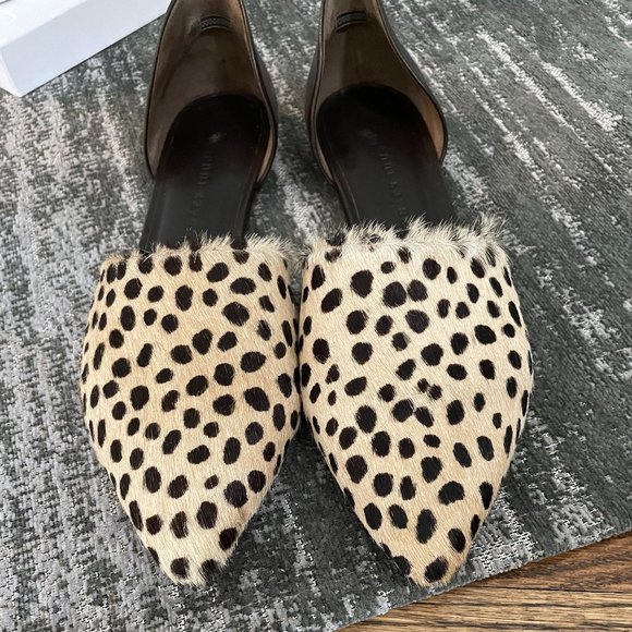 COPY - Jenni Kayne d'orsay cheetah/brown flats, size 39.5 / 9.5 / 9 - Picture 2 of 7
